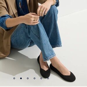 Rothy's Women's Black Flats EUC Size 9.5